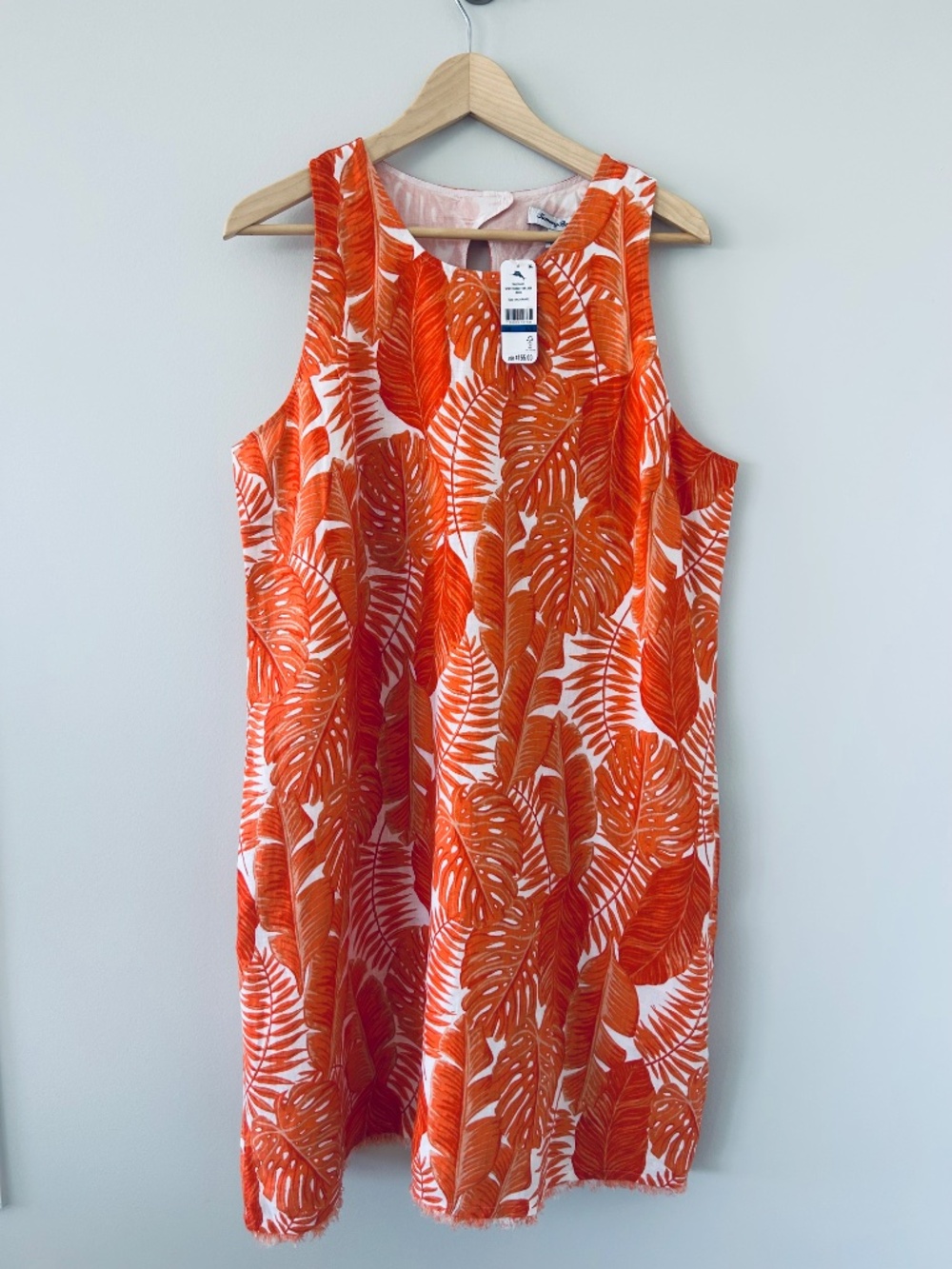 Tommy Bahama Sport Fondly Fan Linen Dress XL